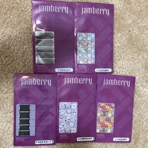Jamberry Nail Stickers 5 pack NWT!!